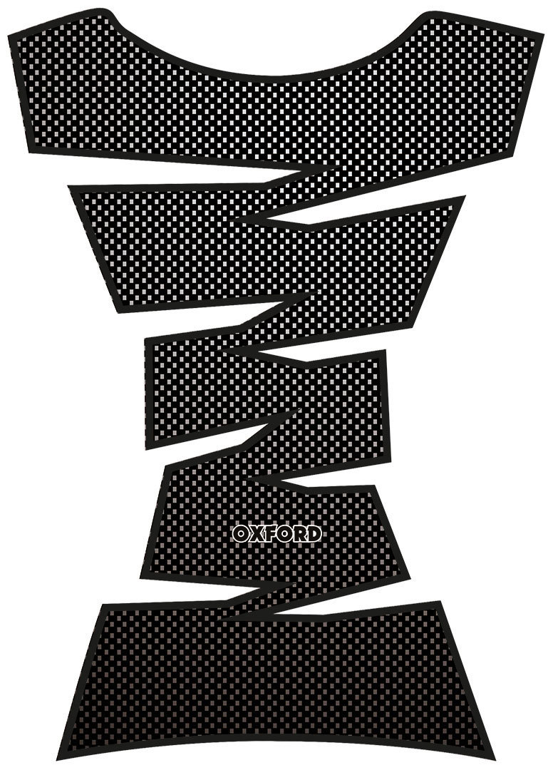 Oxford Jagged Tankpad (Carbon,One Size) OX639