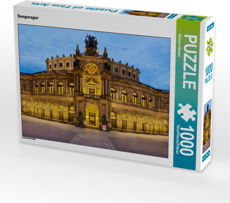 CALVENDO Puzzle Semperoper | 1000 Teile Lege-Größe 64x48cm Foto-Puzzle für glückliche Stunden