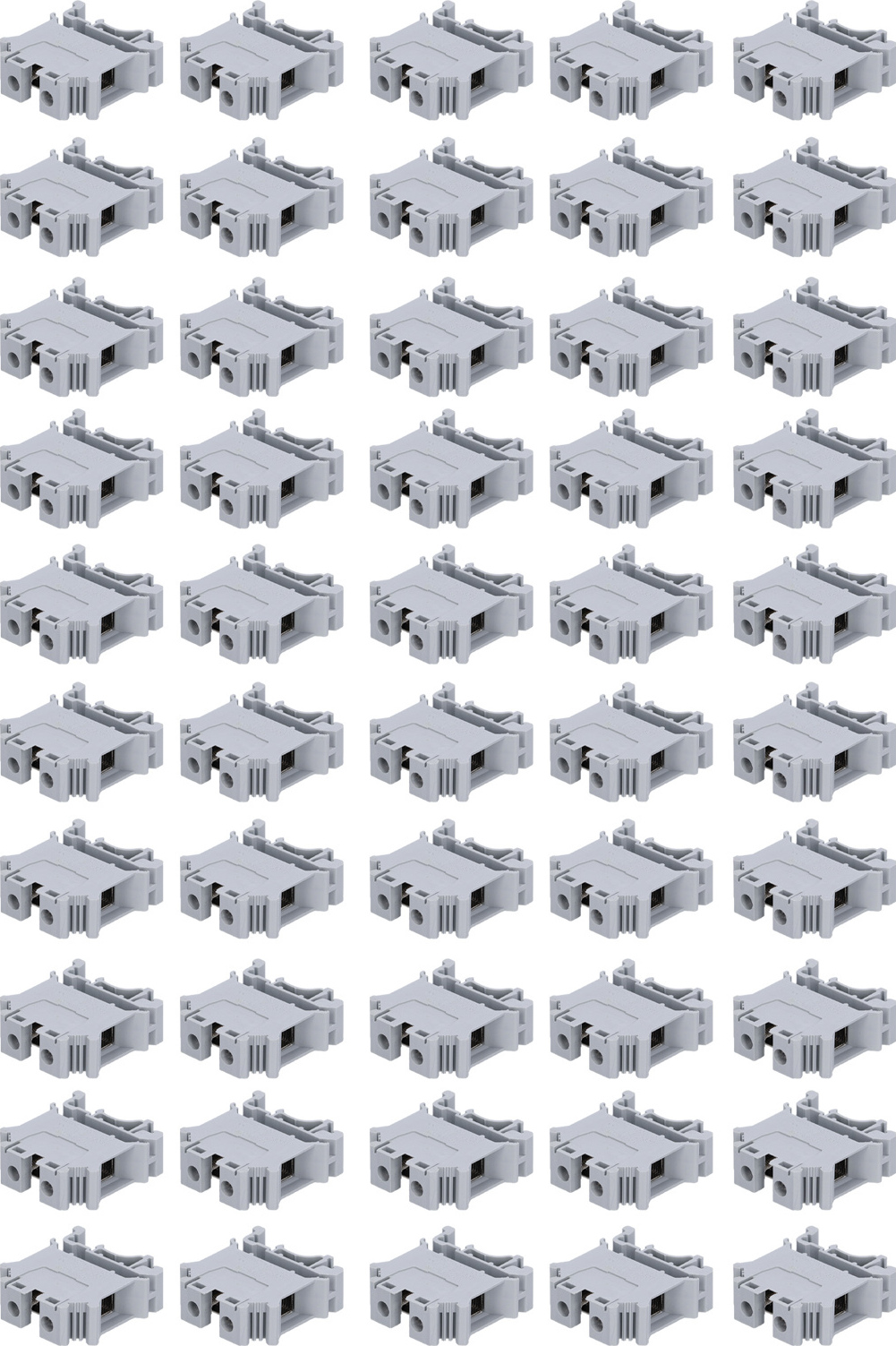 Cocosity DIN-Schienen-Klemmenblock,DIN-Schienenmontageklemme,Schienenklemmenblock,Drahtanschlussklemmenblock,Klemmenblock,Kombinationsklemmenblock UK-25N