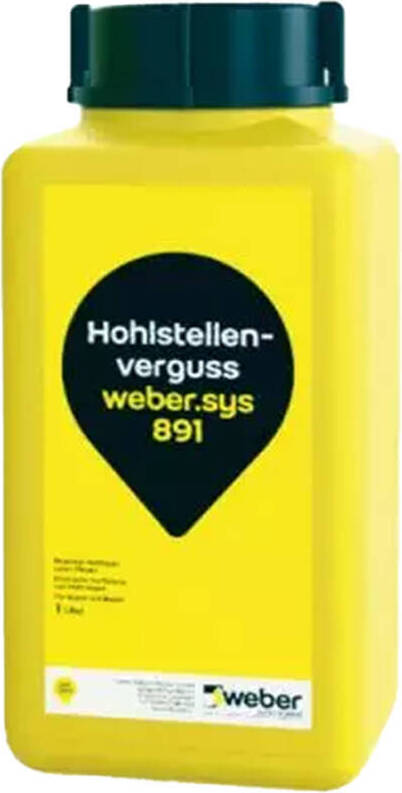 WEBBER Weber.sys 891 1 liter Hohlraumverguss Rissverguss Hohlstellenverguss Schlämme