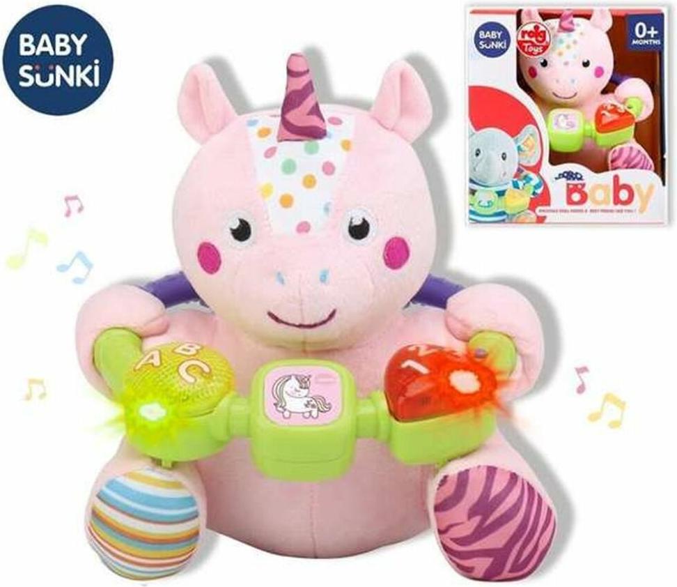 Reig Musicales Interaktives Babyspielzeug mit Aktivitäten und Lichtern 20 cm – Einhorn