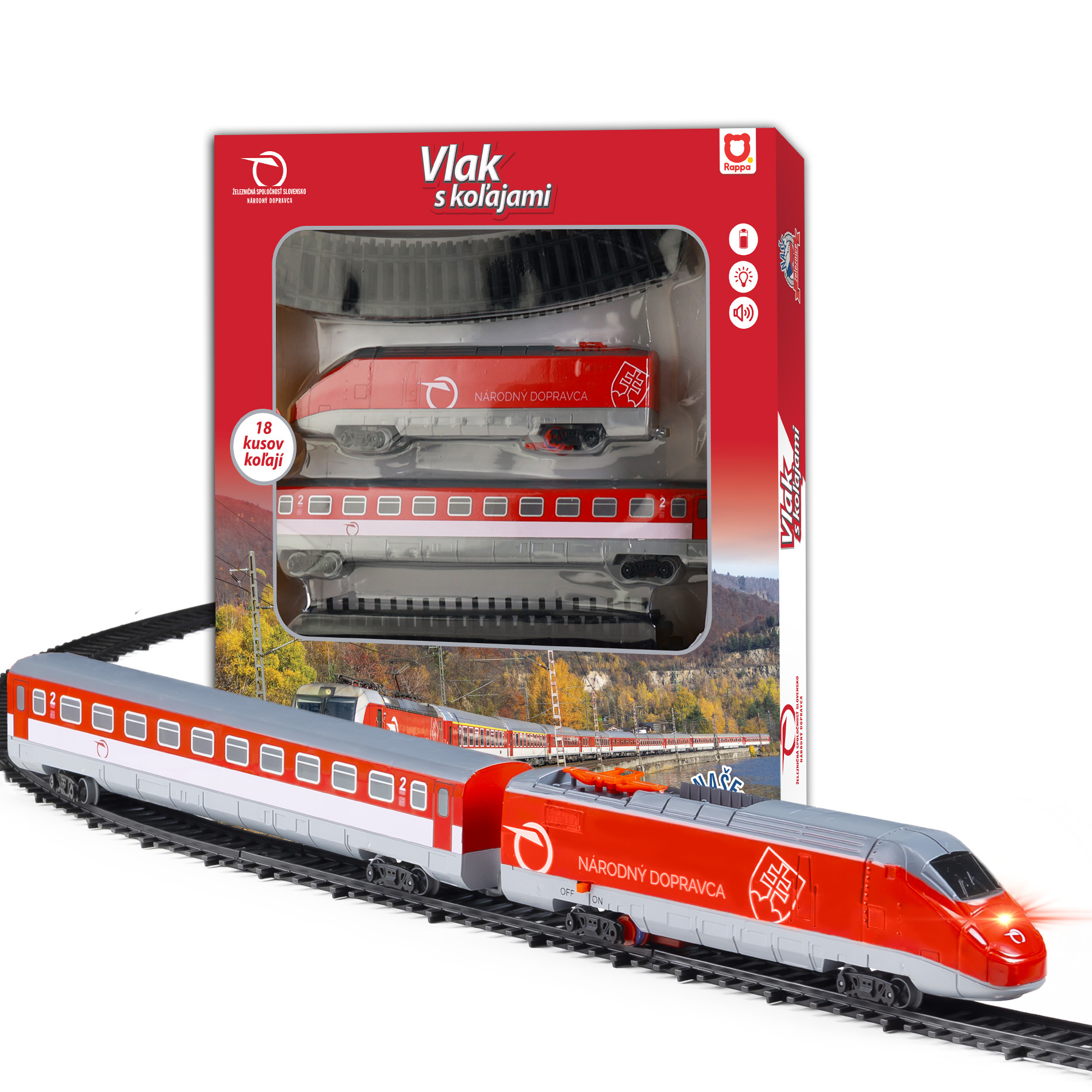 RAPPA Trainieren Sie die Slowakei mit Ton und Licht