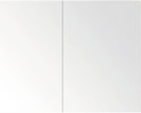 Spiegelschrank Sanox 80 x 13 x 65 cm schwarzeiche 2-türig 84400949