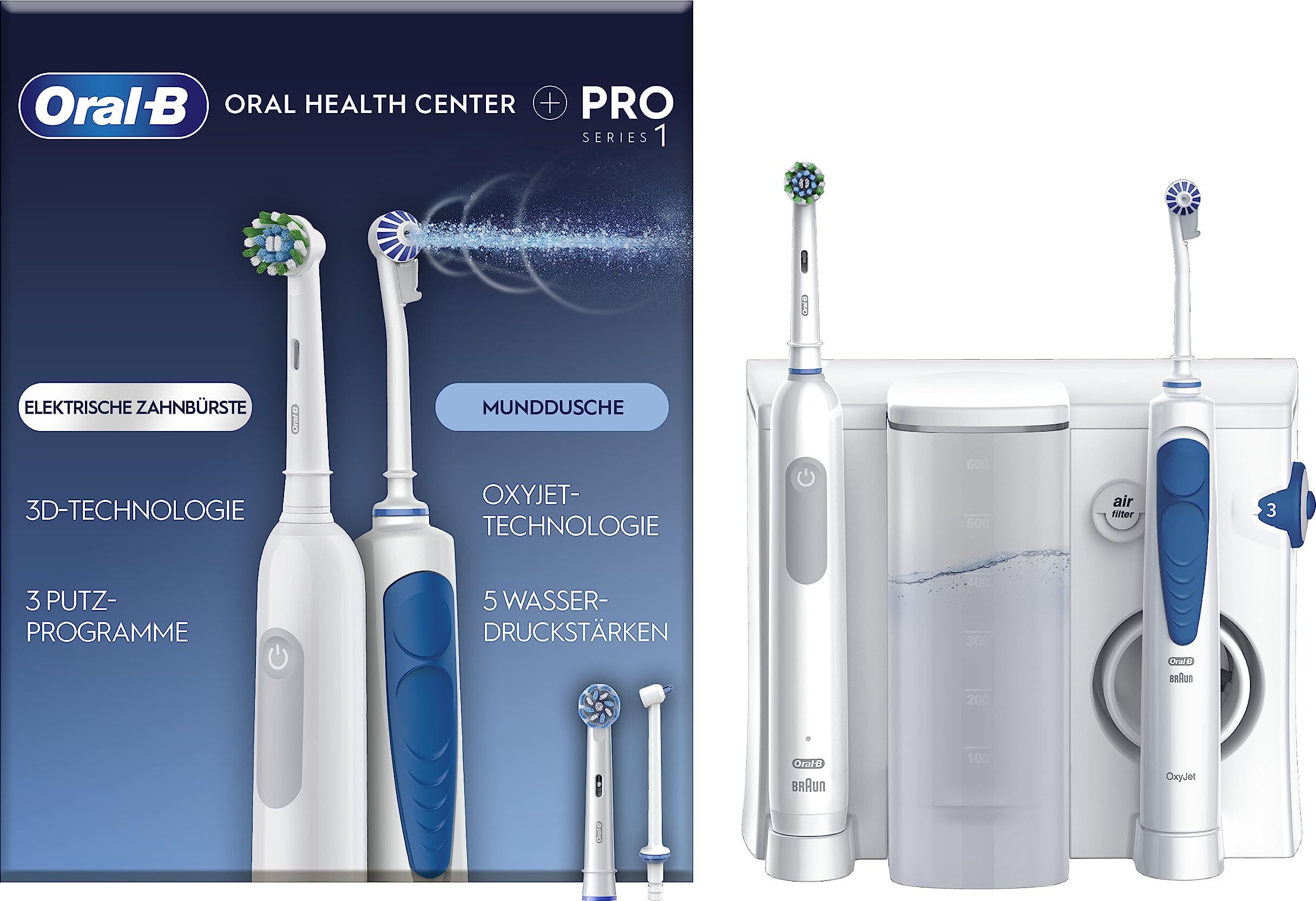 Oral-B Center OxyJet + Oral-B Pro 1