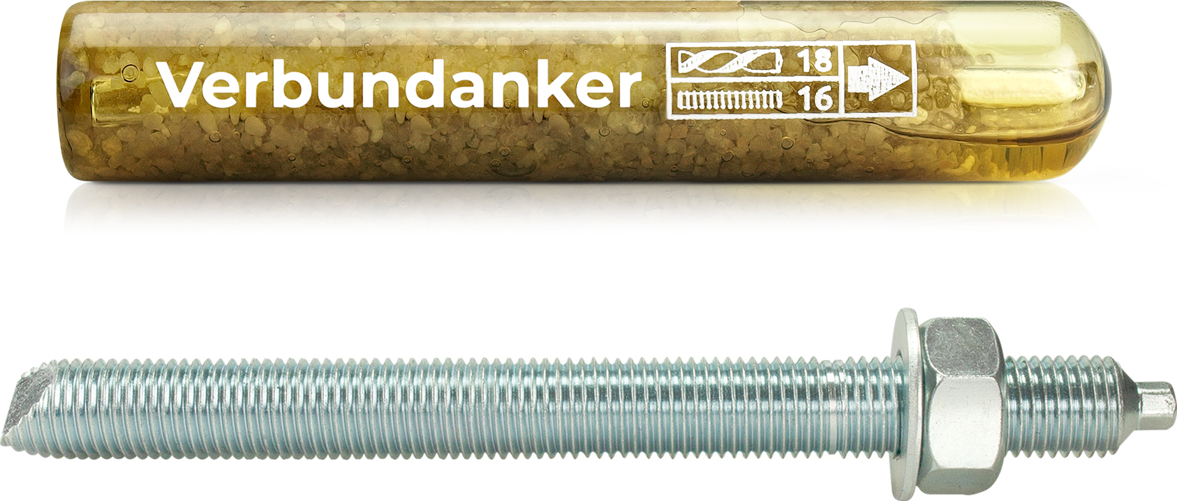 Verbundanker-Set M10 x 190mm - 1 Stk