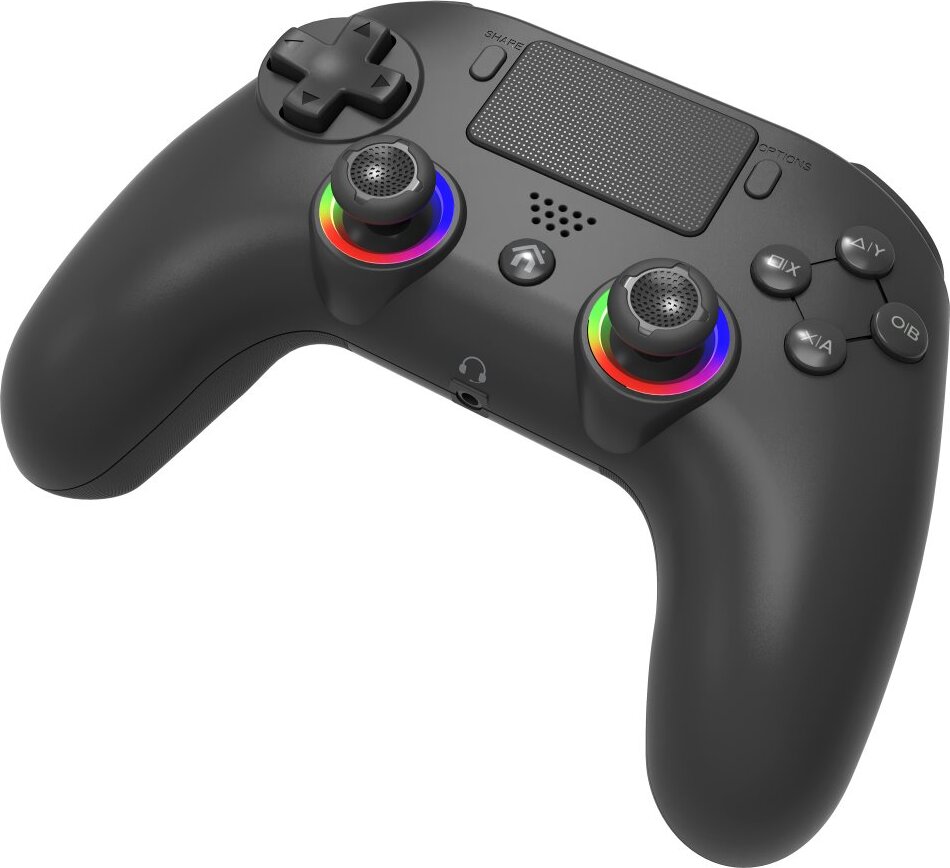 SUBSONIC by SUPERDRIVE WIRELESS LED game controller/ PS4/ PC/ Schwarz SA5639-1