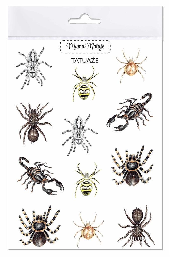 Mama Maluje Abwaschbare Tattoos Arachniden