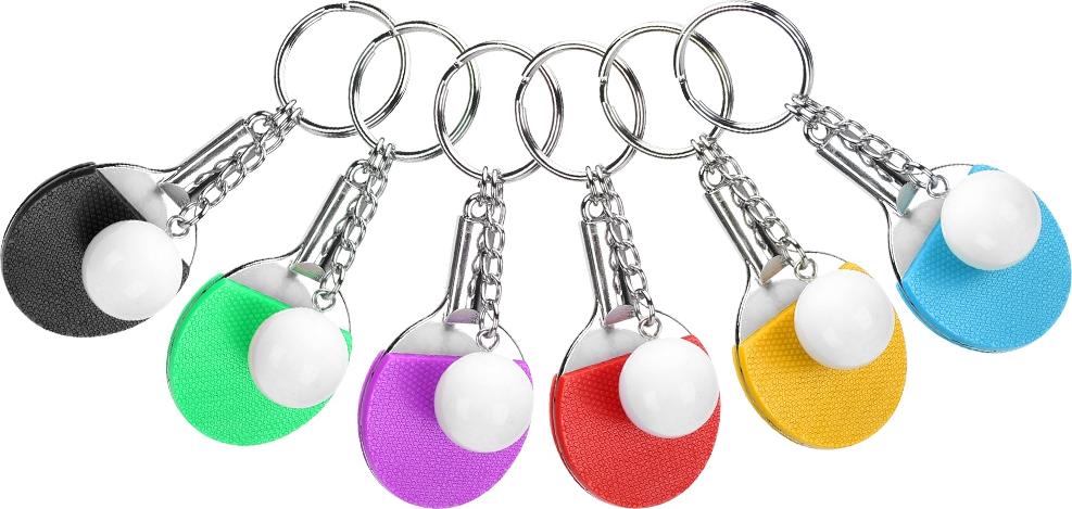 Cocosity HEEPDD 6PCS Mini Tisch Tennis Schl?gerschlsselkette, Zubeh?r Einzigartiger Schlsselkeyfob Leichtes Kompakt