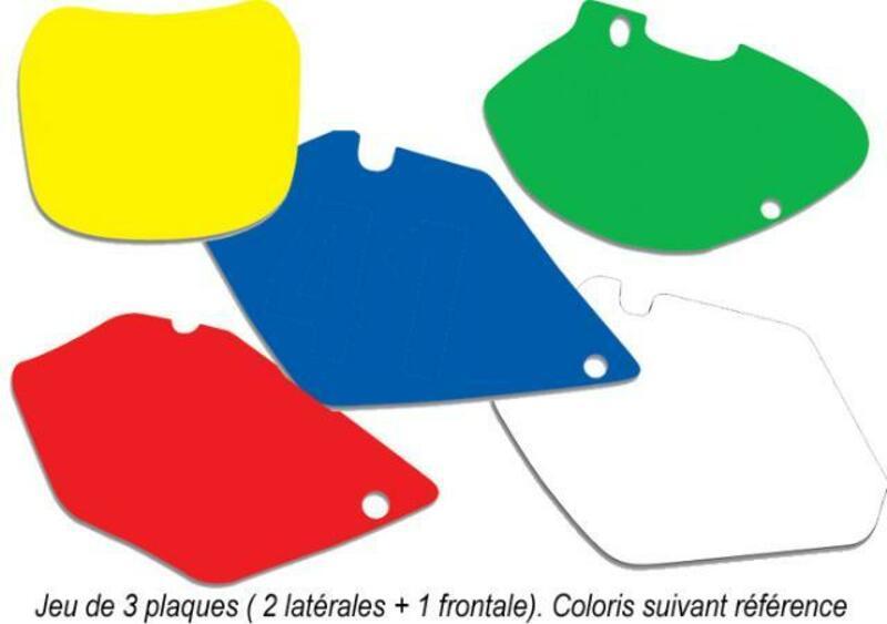 Blackbird Startnummernfelder Gelb Für Yz125/250 2006-07