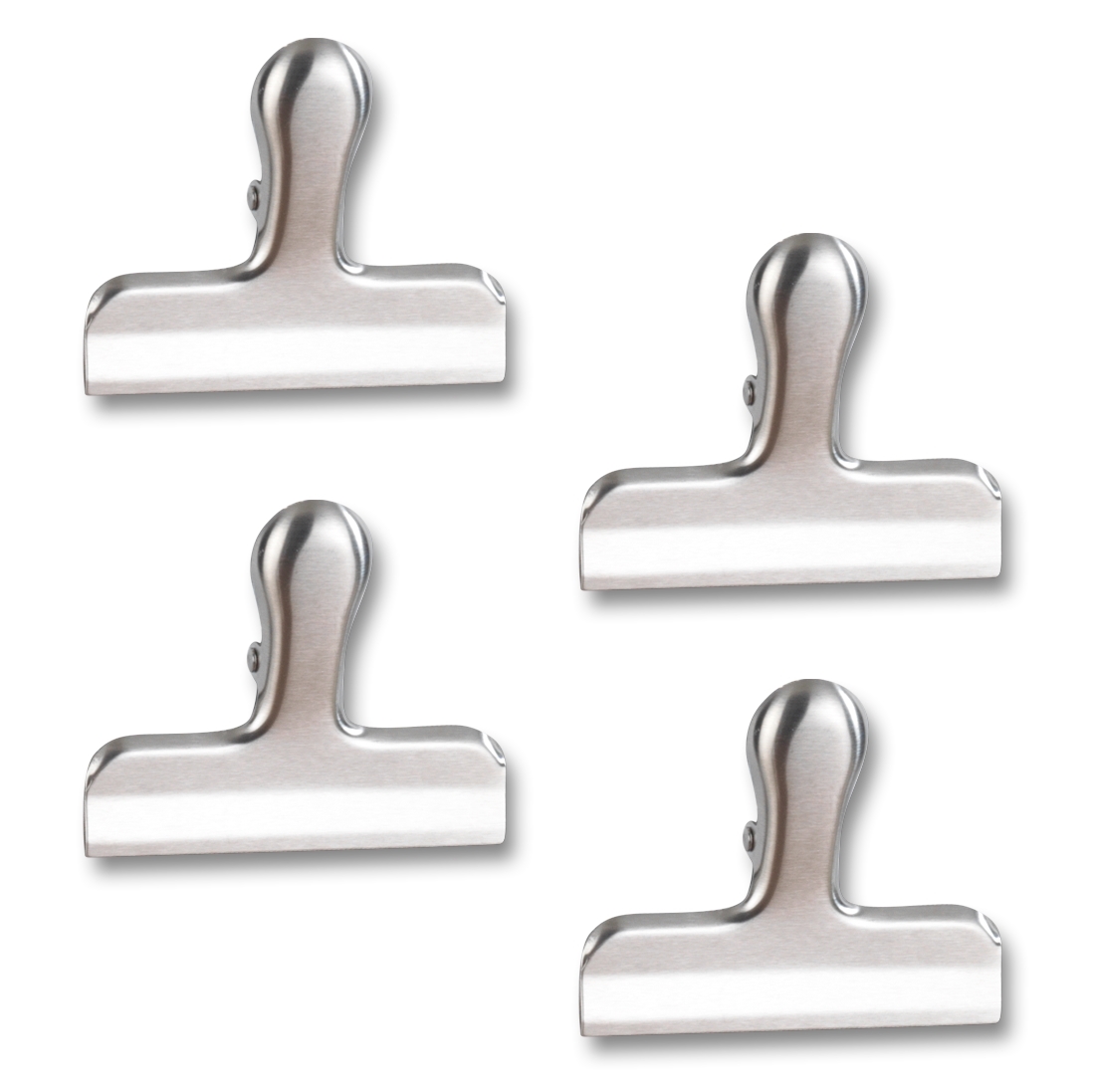 Wenko Wenko Edelstahl-Clip-Satz mit 4 Stück