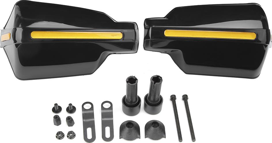 1 Paire Protège-Mains Moto 22mm Alliage Aluminium ABS - Universel Pour Moto, Chopper, Scooter