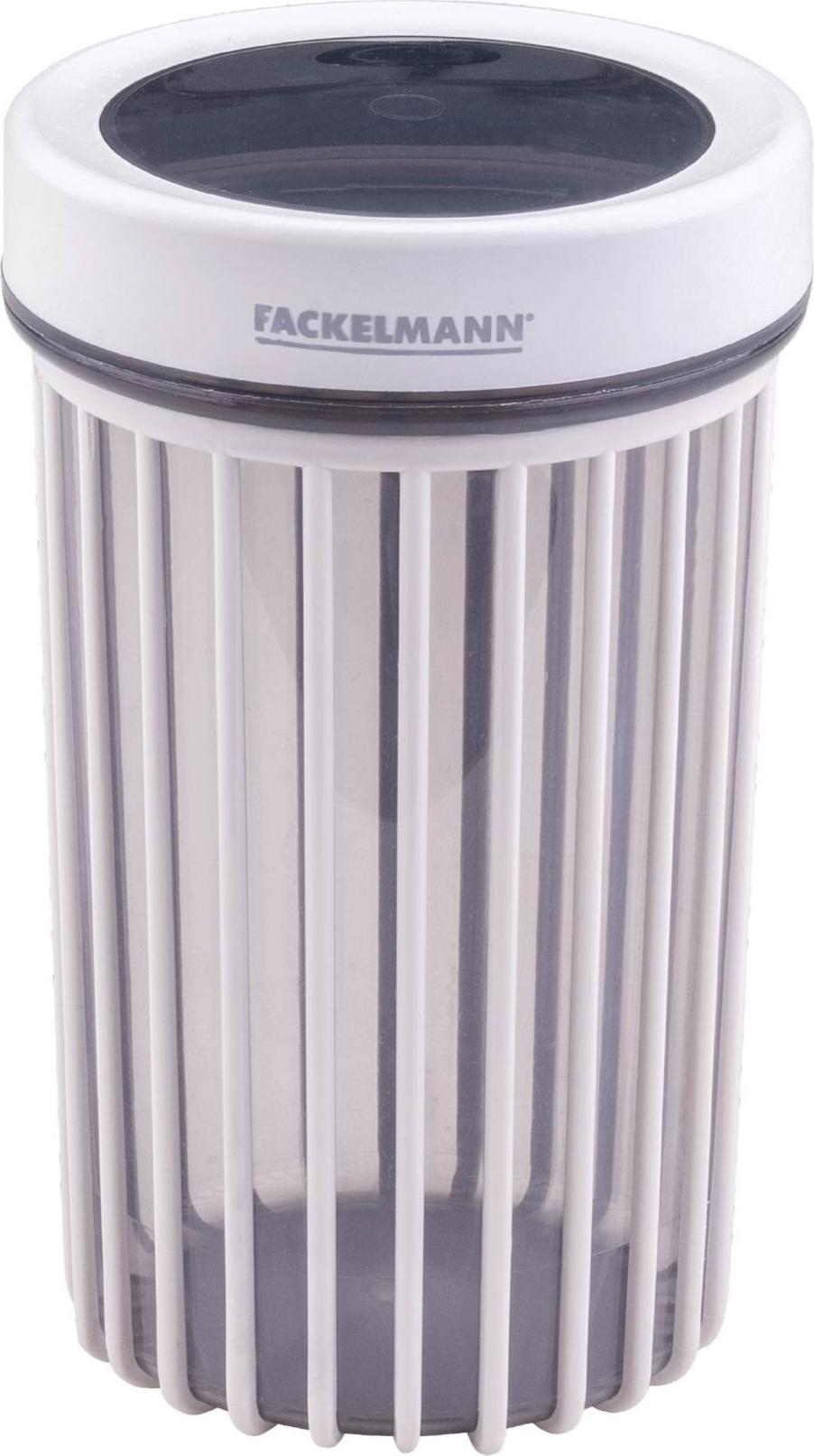 Fackelmann Be The Move Vorratsdose gerillt 1100 ml Transparent & Stilvoll, Ideal für Küchenorganisation 26938