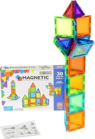 ADAR Magnetische Bausteine 30 Stück (Spielzeug - Bausteine)