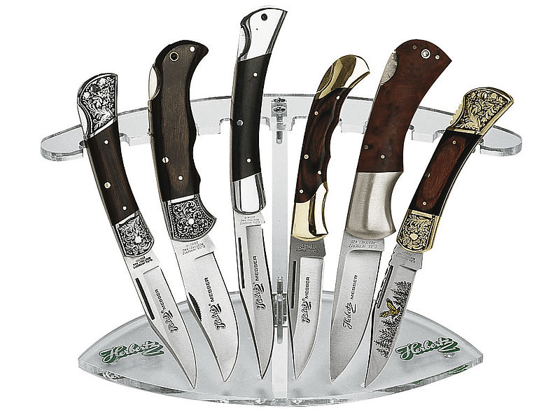 Herbertz Plexiglas-Ständer für 6 Herbertz-Messer (ohne Messer)