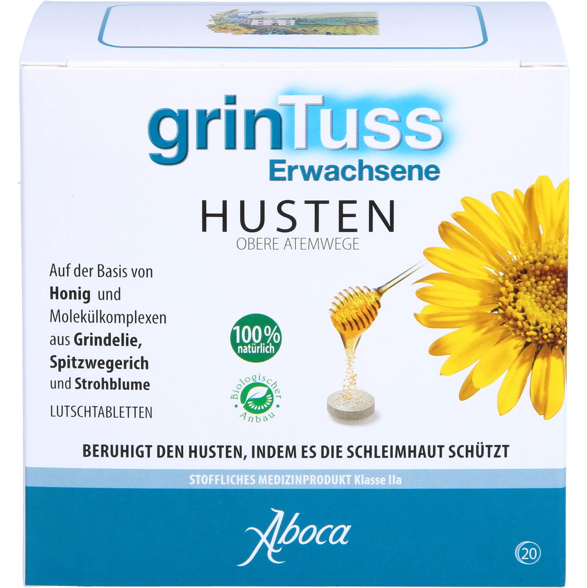 ABOCA S.P.A. SOCIETA' AGRICOLA Aboca Grintuss Erwachsene Lutschtabletten, 30 g Tabletten 13365625