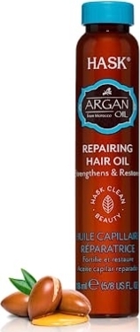 Hask - Glanz und Reparaturbehandlung de Öl de Argan de Marokko de 18ml HAS0071164029855