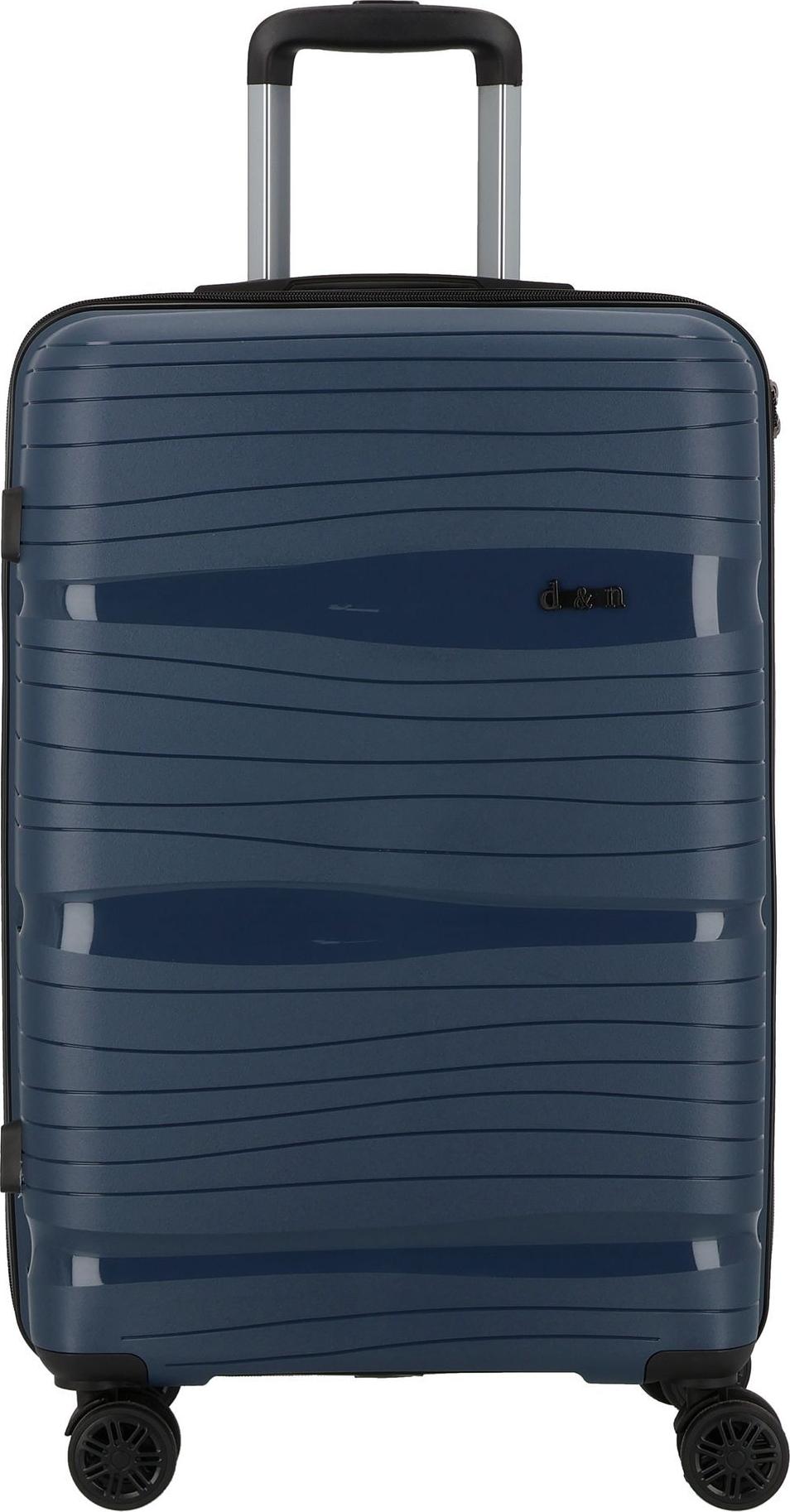 d & n lederwaren d&n Travel Line 4300 4 Rollen Trolley M 68 cm 4360-06