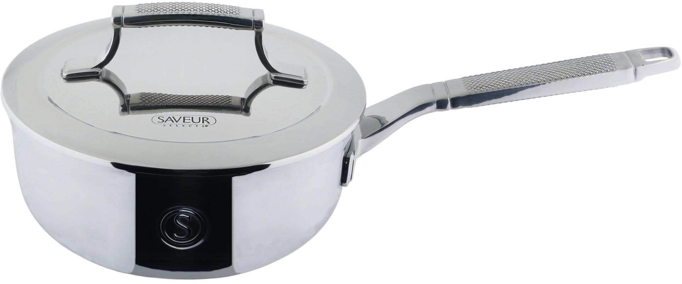Megaprojects B.V. Saveur Selects - Voyage Stahlpfanne Ø20 cm - PFAS frei - Dreilagiger Edelstahl - Für Induktion und alle anderen Wärmequellen - Backofenfest bis 260°C - Spülmaschinenfest - Teflonfrei M19-005-5