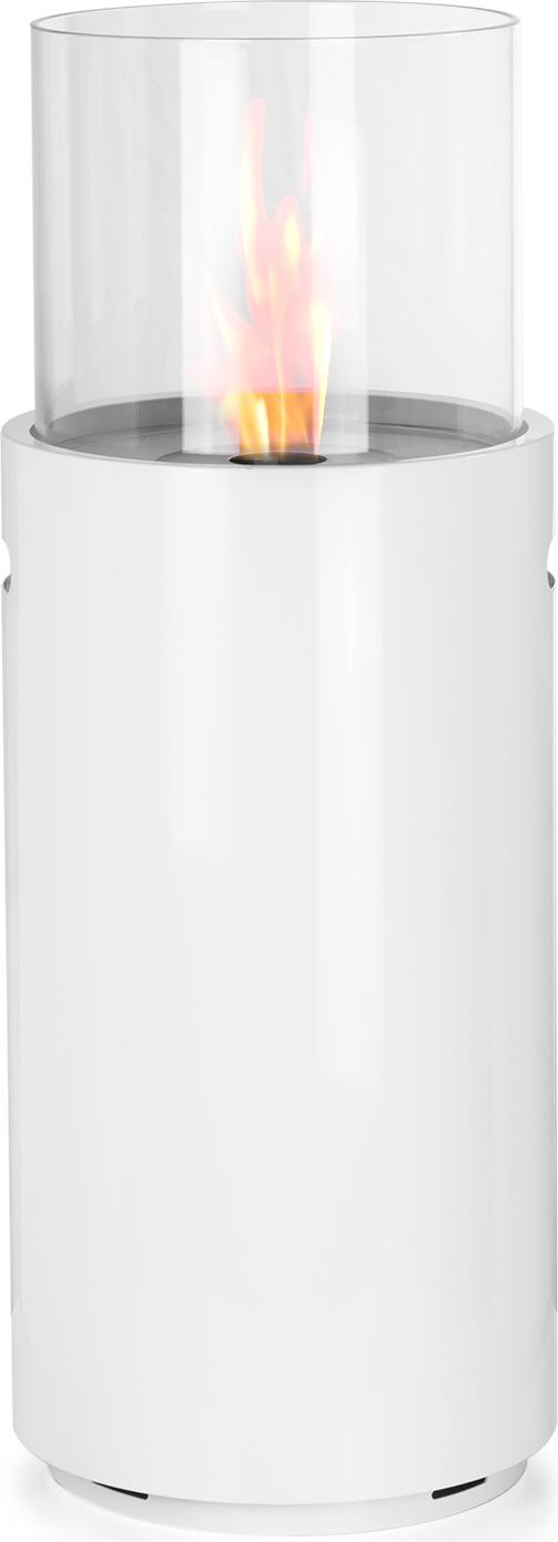 etanolový krbový stojan Ø34cm x 86,5cm biely 1L etanolový krb sklenený krbový oheň