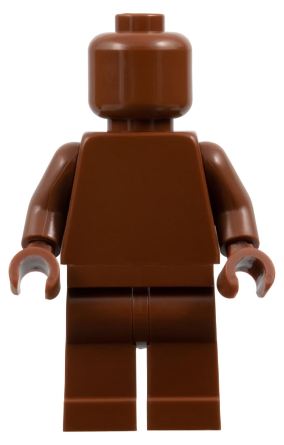 LEGO Minifigur Plain Reddish Brown Torso, Reddish Brown Legs, Reddish (pln202)