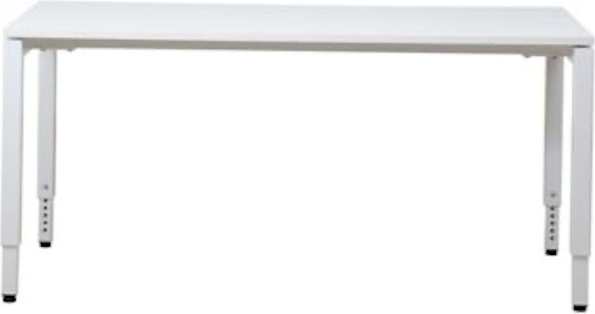 Höhenverstellbarer Schreibtisch Buzzard | HxBxT 62-85x180x80 cm | Weiß