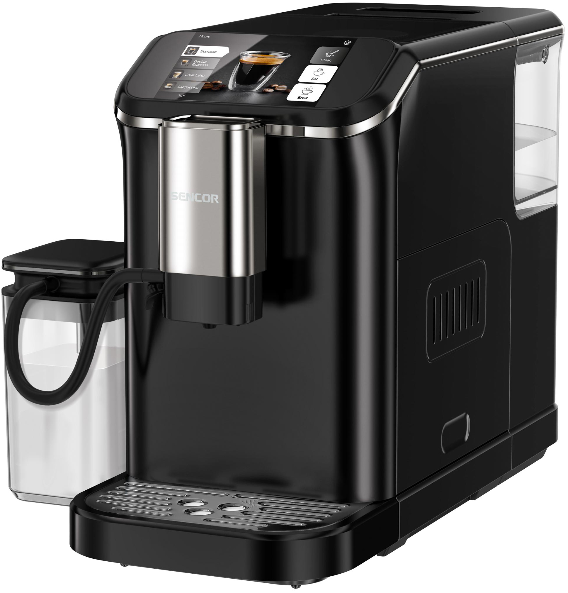SENCOR SES 8500BK Plne automatický kávovar SMART Espresso/Cappuccino