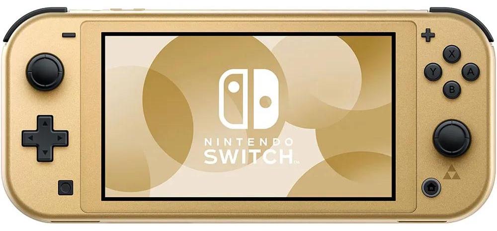 Nintendo Switch Lite Hyrule Edition, Nintendo Switch Lite, NVIDIA Tegra, Čierna, Zlato, Analógový, D-pad, Tlačidlá