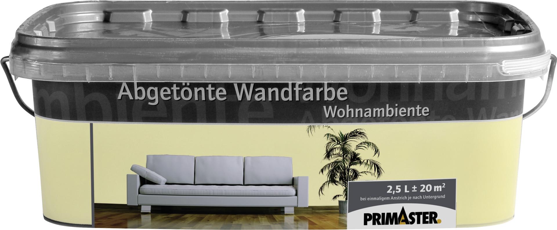 Primaster Wandfarbe Wohnambiente 2,5 L aprikose 0765053145