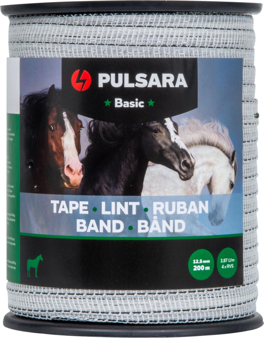 Pulsara Schriklint (12,5 MM / 200 Meter / Wit) - Basic 082780