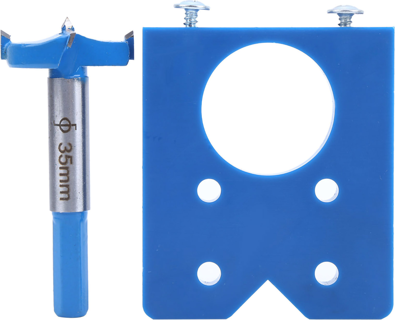 Cocosity Scharnier-Lochöffner,Scharnier-Bohrlehre-Bohrschablonen-Set,35mm Scharnier-Lochöffner,Tür-Lochöffner,Holzbearbeitungswerkzeuge,Holzbearbeitungs-Lochöffner