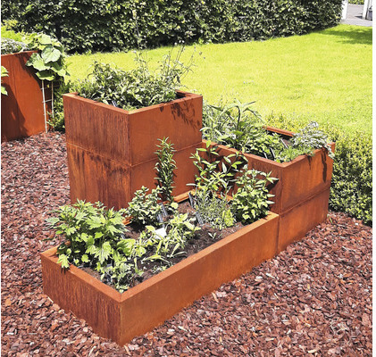 Pflanzgefäß Palatino Limax One 150 x 100 x 75 cm braun A17068