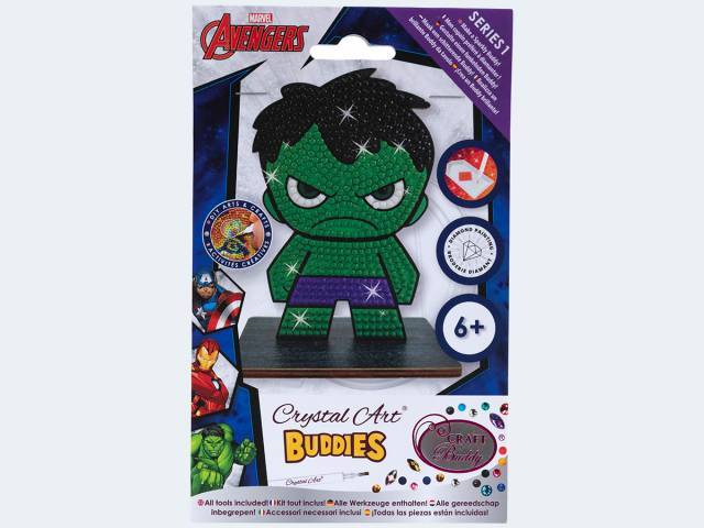 Craft Buddy Crystal Art Buddy Hulk Set - 60103