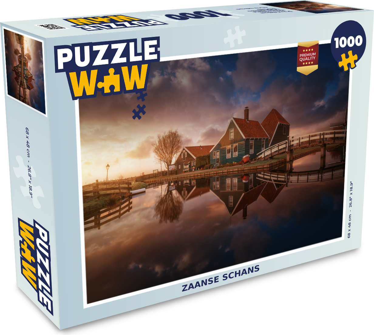 MuchoWow® Puzzle 1000 Teile Zaanse schans - Erwachsene - Rätsel 136|51629493