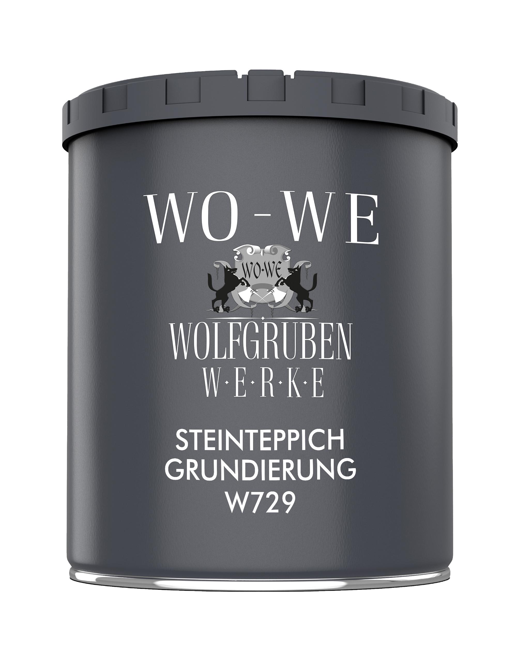 WO-WE Steinteppich Grundierung Tiefengrund Haftvermittler Natursteinteppich W729 - 1Kg