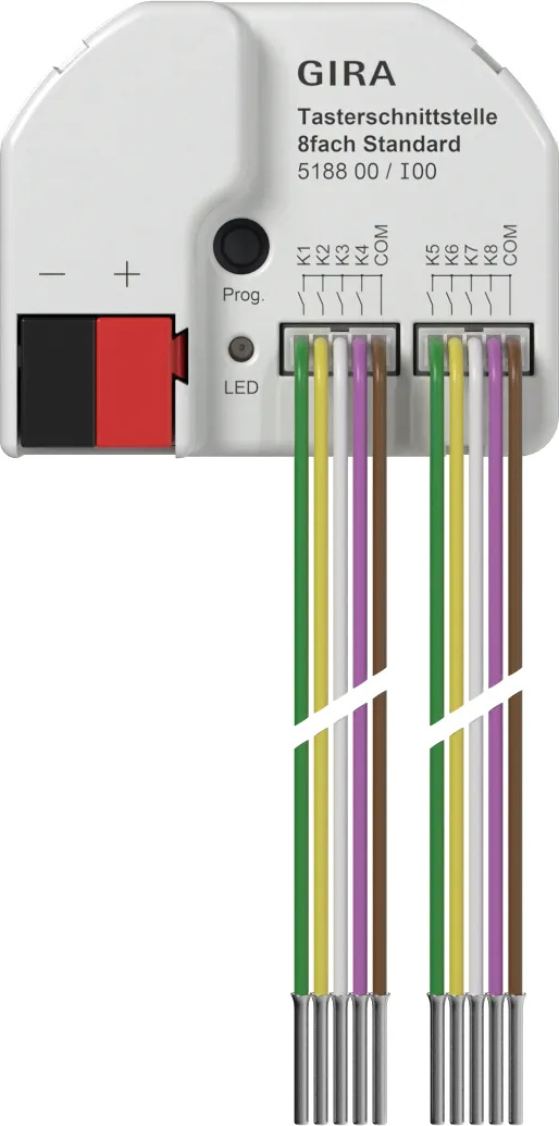 Gira TASTERSCHNITTST.8F KNX SECURE (518800)