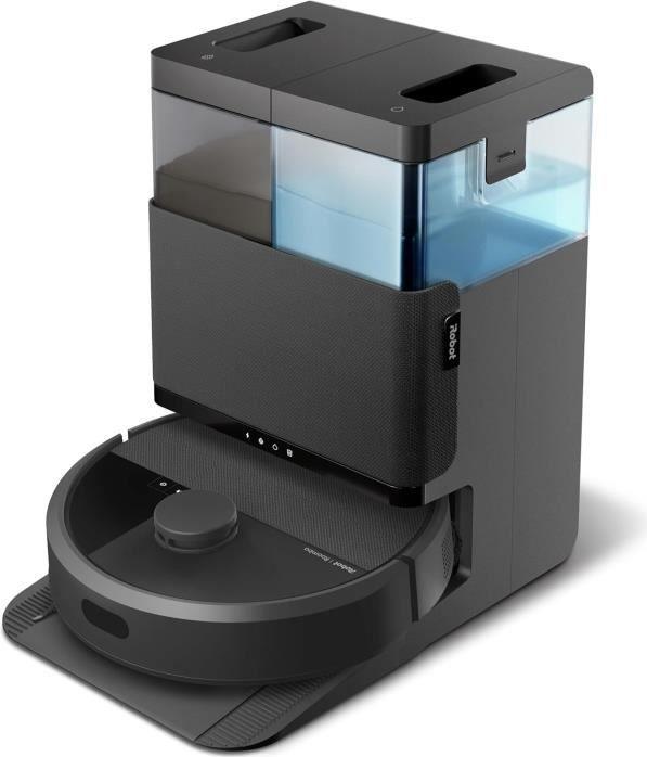 Saugroboter mit Wischfunktion IROBOT Roomba Combo Plus 405, Multifunktionsbasis, Clearview LiDAR, 7000 Pa, 295 ml Tank IRO1743805957864