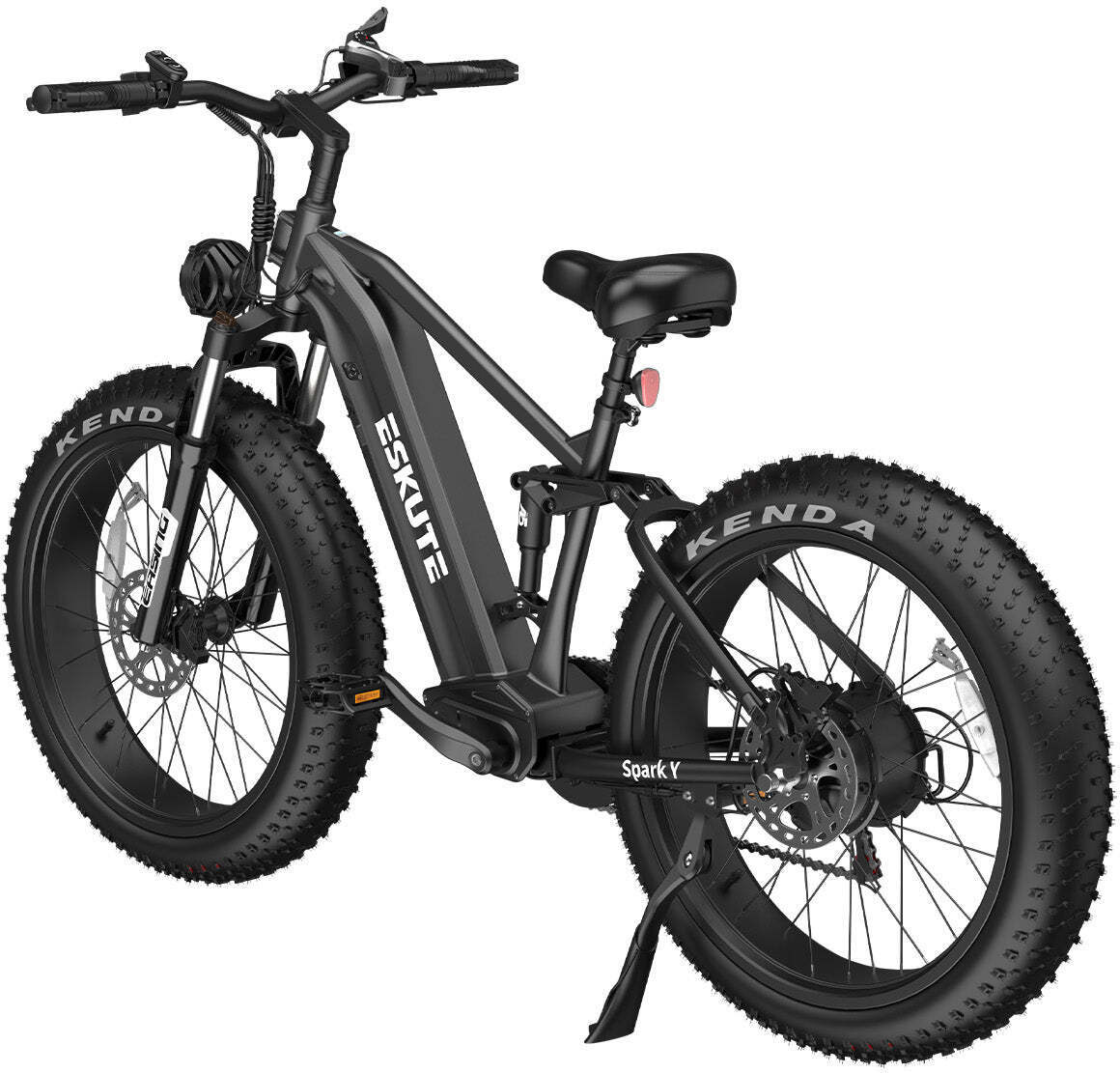 Eskute Spark Y Fat Tire Pánsky elektrobicykel horský bicykel mestské e-biky a e-country bicykle vidiecke bicykle elektrický bicykel čierny