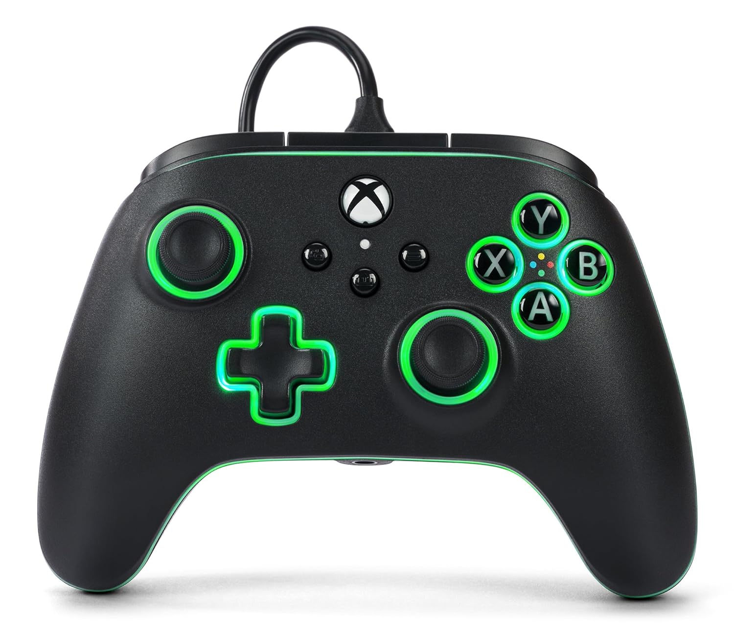 Káblový ovládač PowerA-Advantage pre konzolu Xbox Series X|S s technológiou Lumectra - čierny
