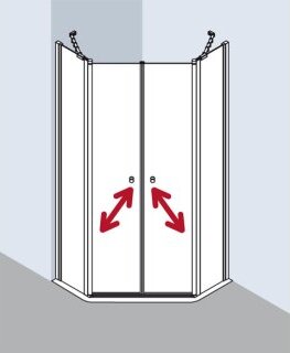 Kermi I2B40090201YK Fünfeck Ibiza 2000 B40 0900x Image