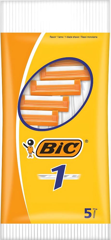 Bic – Rasierklingen – Einzelklinge – Einwegklingen – 5 Rasierklingen - 1 Stück 872141