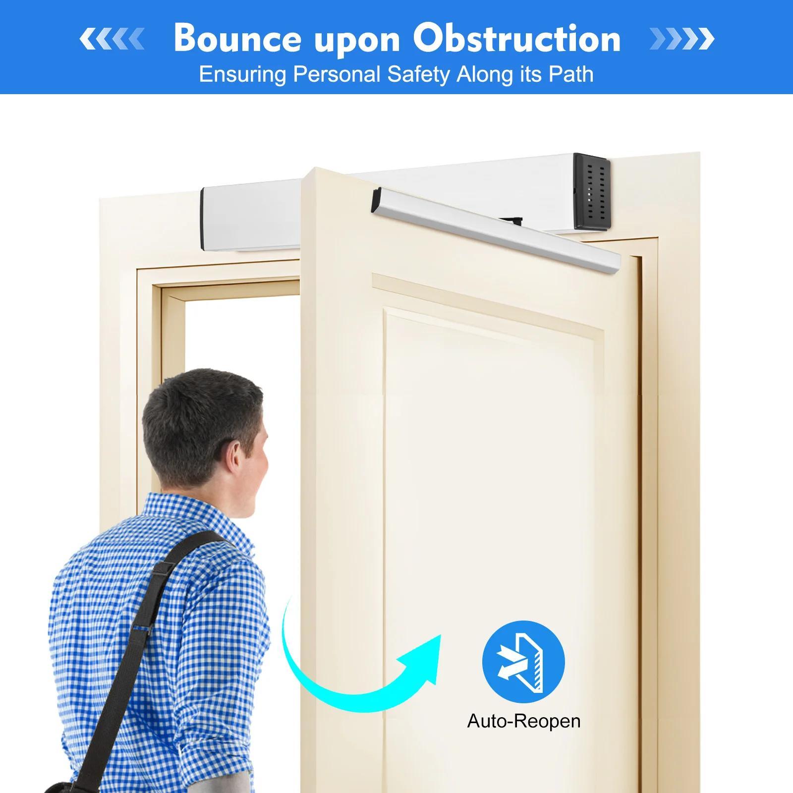 Automatischer Drehtürantrieb, ABS-Konstruktion, 55 dB Getriebe, Weitbereichsmotor, 3-7 s Öffnungszeit, für Büros und Banken