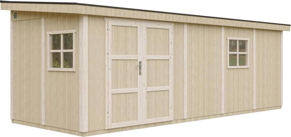 Gartenhaus 14,30 m² - H231x248x648 cm – Timbela M941