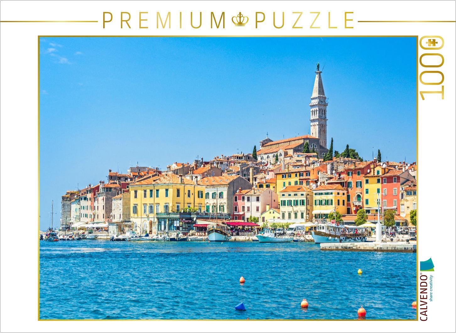 CALVENDO Puzzle Ein Motiv aus dem Kalender Istrien - Piran - Rovinj - Pula - Novigrad | 1000 Teile Lege-Größe 64x48cm Foto-Puzzle für glückliche Stunden