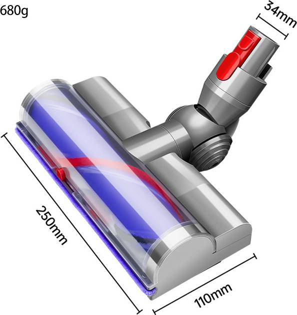 INF Hubica s priamym pohonom, zeleným svetlom a ochranou proti zamotávaniu pre Dyson V7-V11