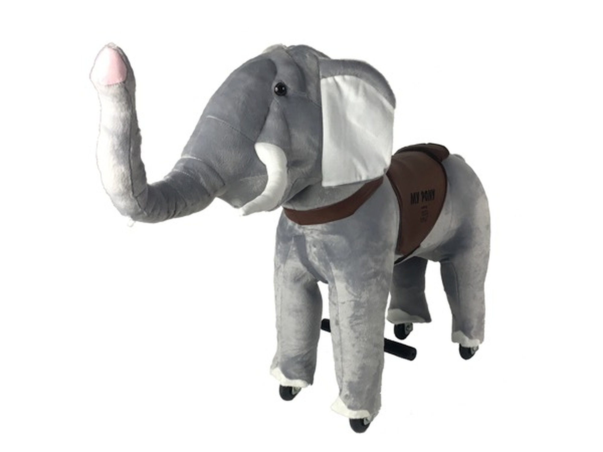 TPFLiving Reittier Elefant Dumbo grau Größe S - Reitelefant ab 3 Jahren - Reittiere - Spieltier - Schaukeltier - Reittier ab 3 Jahren TPFL-RZ-ELEFANT DUMBO -GRÖßE-S