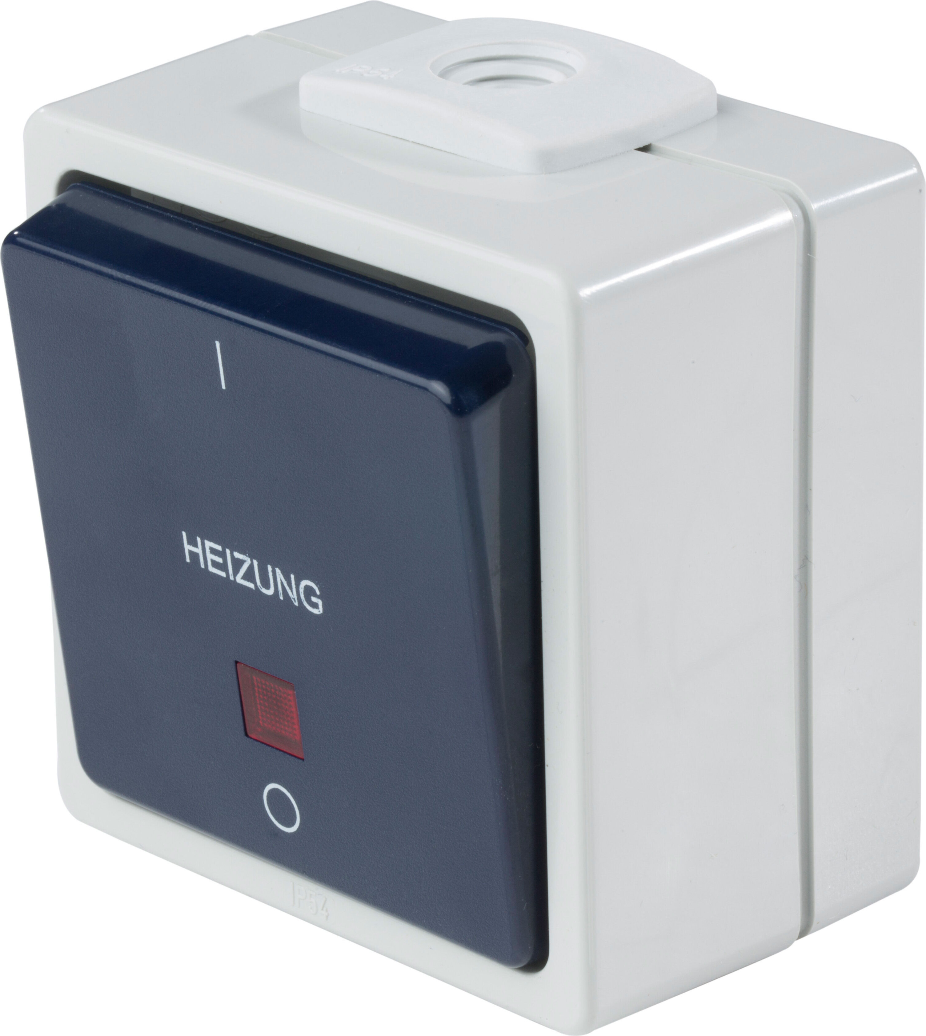 as Schwabe as-Schwabe Aufputzschalter Heizungsnotschalter 2 Leitungseinführungen 230V IP54 62454