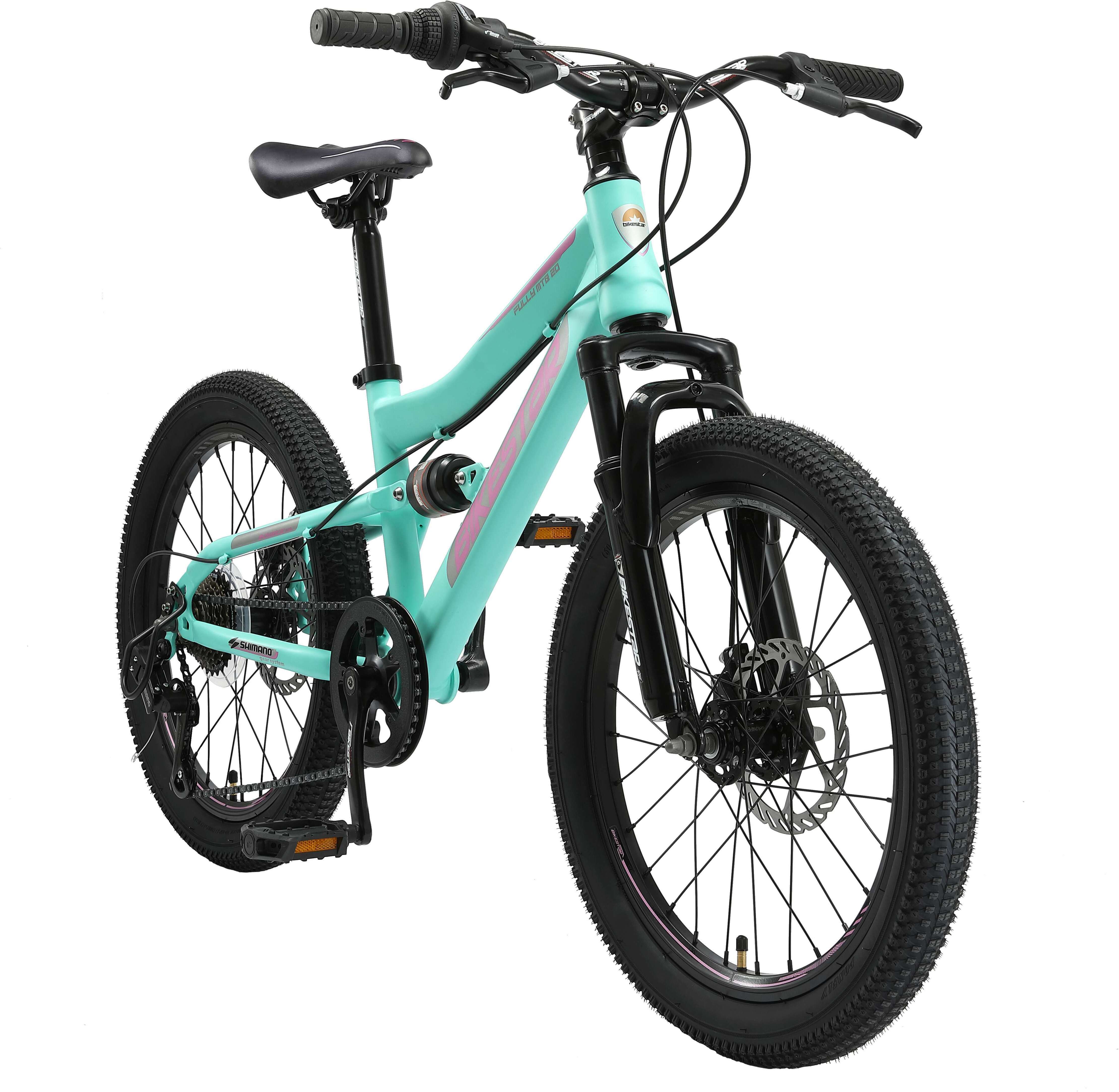 BIKESTAR Alu Kinderfahrrad 20 Zoll Ab 6-7 Jahre - 7 Gänge City Bike Mit V-Bremse, Leicht & Stabil