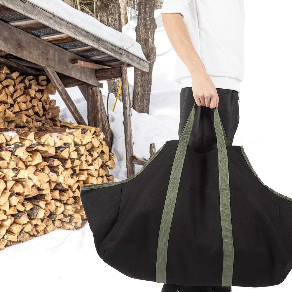 Cocosity Brennholz Tasche,Brennholz Carrier,Log Carrier,Canvas Brennholz Tasche,Outdoor Brennholz Tasche