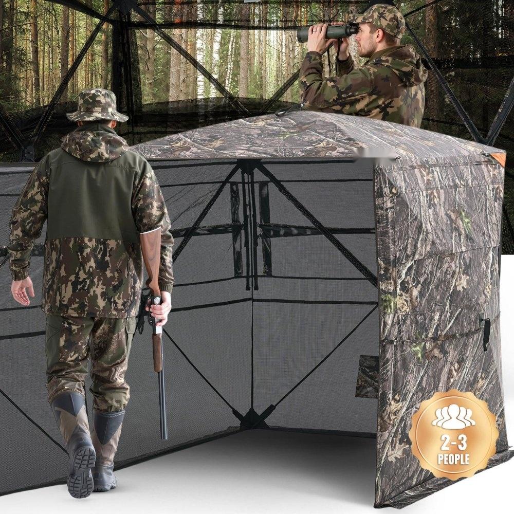 StarTech 2-3 Personen Jagdzelt Jagdversteck mit Tragetasche - Tarnzelt für Hirschjagd SLC5858INCHFSXLW6001V0