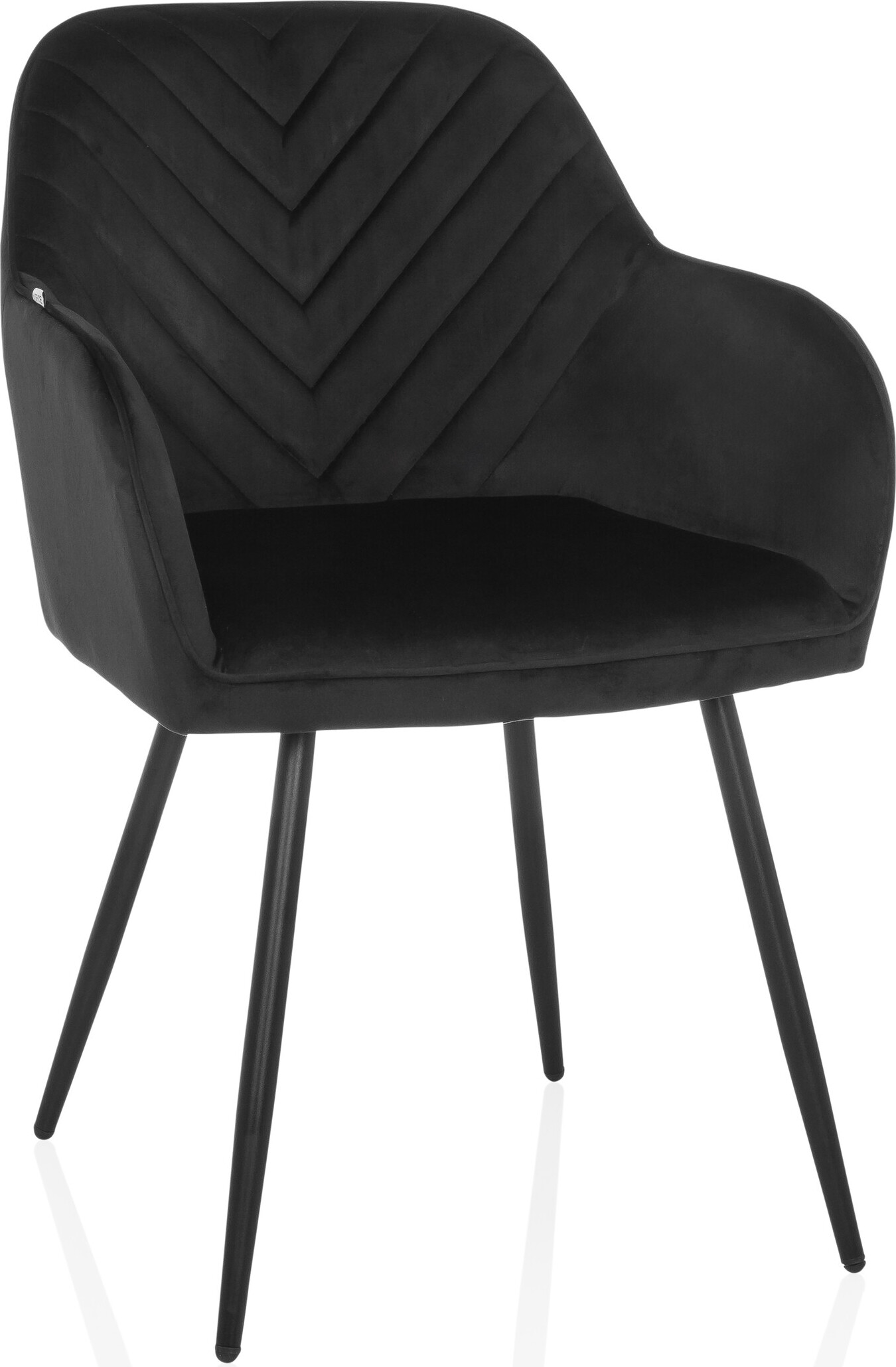 hjh LIVING Esszimmerstuhl CHARVELLE Küchenstuhl Stoff 729488